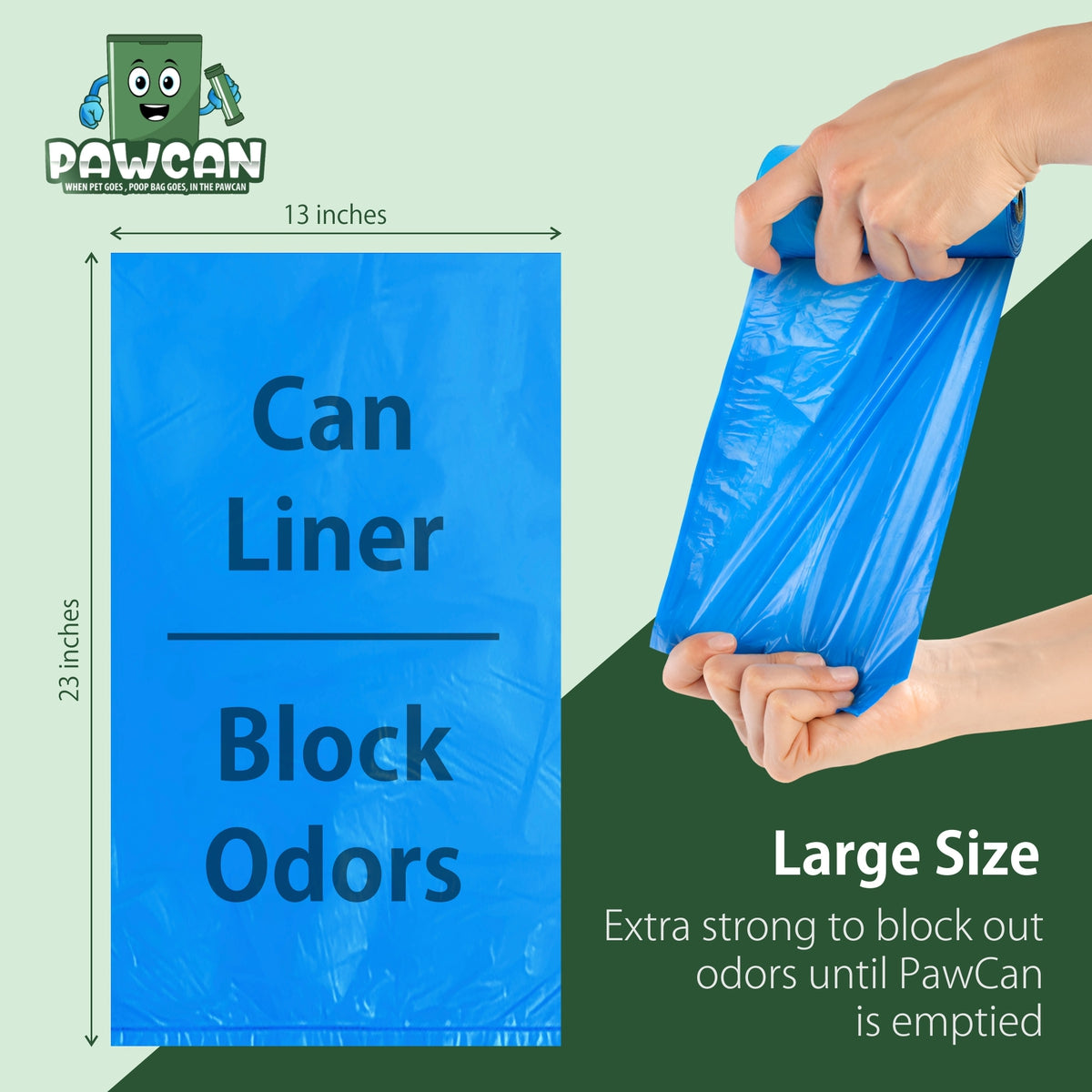 BLUE PawCan Liner Bag