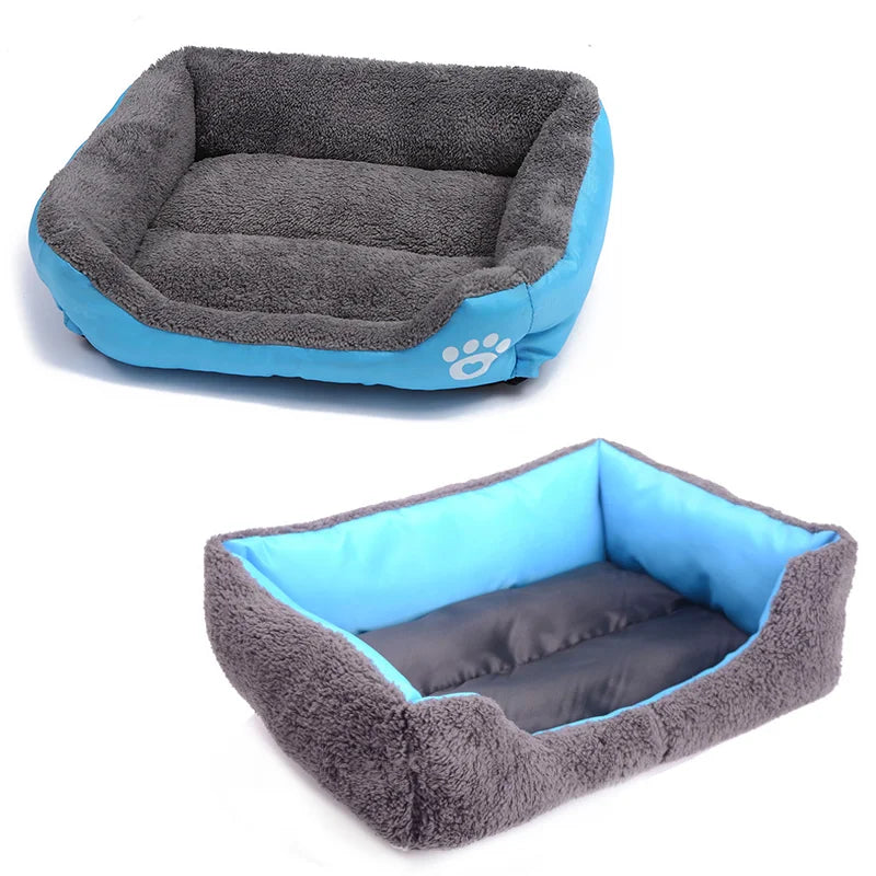 Usable Large Pet Cat Dog Bed Square Plush