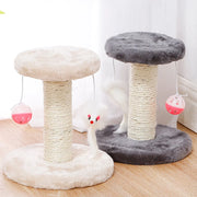 Wood Indoor Cat Scratching Post Sisal Cat Scratcher Interactive pet toys for Cats Kitten Playing Toys Cat Tree Toys Pet Supplies