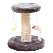 Wood Indoor Cat Scratching Post Sisal Cat Scratcher Interactive pet toys for Cats Kitten Playing Toys Cat Tree Toys Pet Supplies