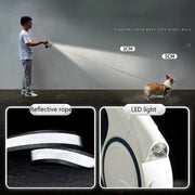 Working Retractable Dog Leash With LED
